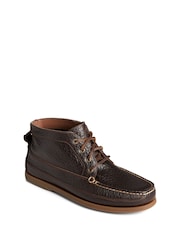 Sperry Brown Authentic Original Boat Chukka Tumbled Boots - Image 2 of 4