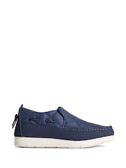 Sperry Blue Moc-Sider Nylon Slip On Shoes - Image 1 of 3