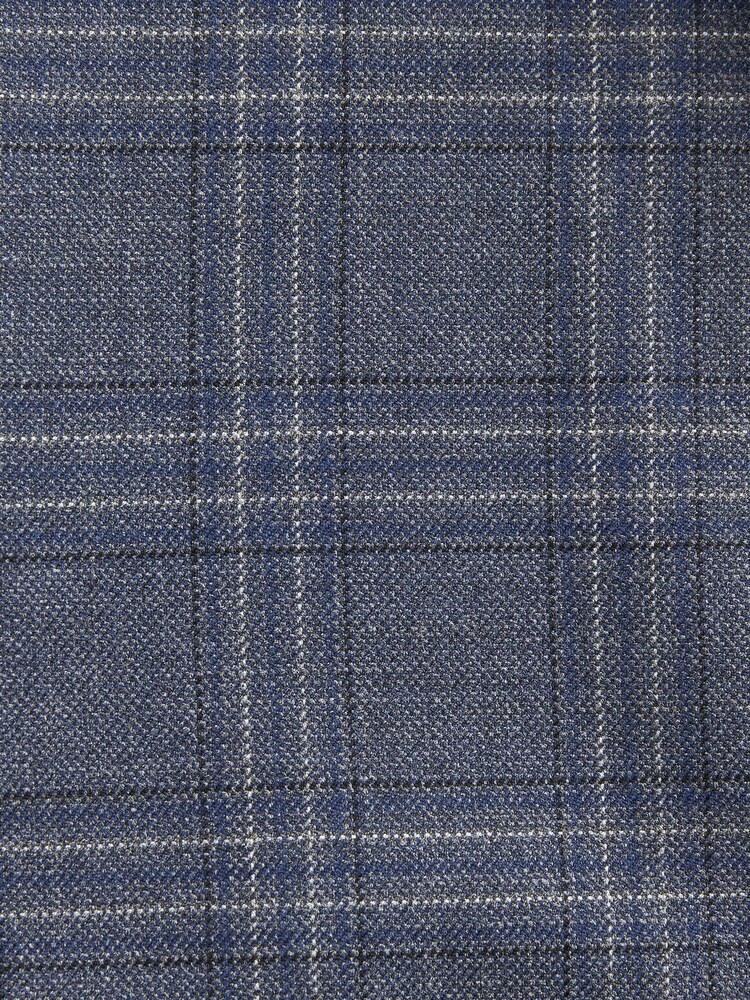 Mittelblau - Karierte Anzugweste - Bild 10 von 10 Mittelblau - Karierte Anzugweste - Bild 10 von 10