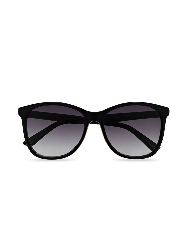 Negro - Gafas de sol Ted Baker Amie con templos estampados florales de Ted - Imagen 1 de 5