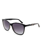 Negro - Gafas de sol Ted Baker Amie con templos estampados florales de Ted - Imagen 2 de 5