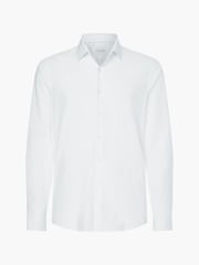 Calvin Klein White Slim Fit Poplin Stretch Shirt - Image 4 of 5
