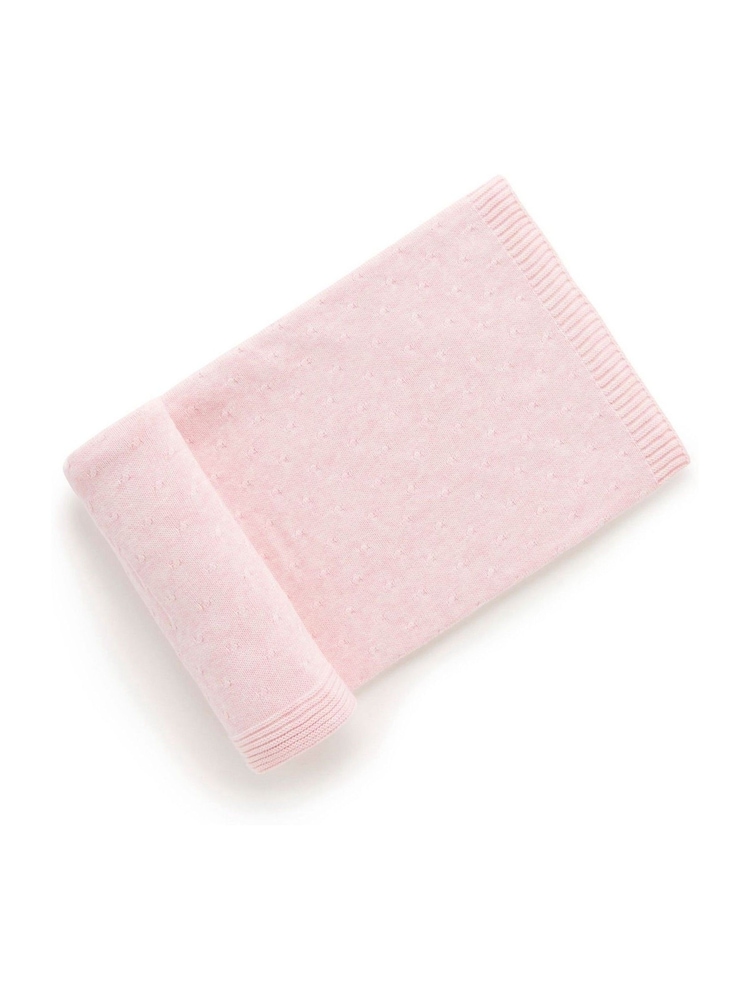 Purebaby Pink Essentials Blanket - Image 1 of 3