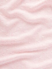 Purebaby Pink Essentials Blanket - Image 3 of 3