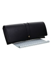 črna - Ted Baker Klasična moška sončna očala s kontrastnimi templji - Slika 4 iz 5