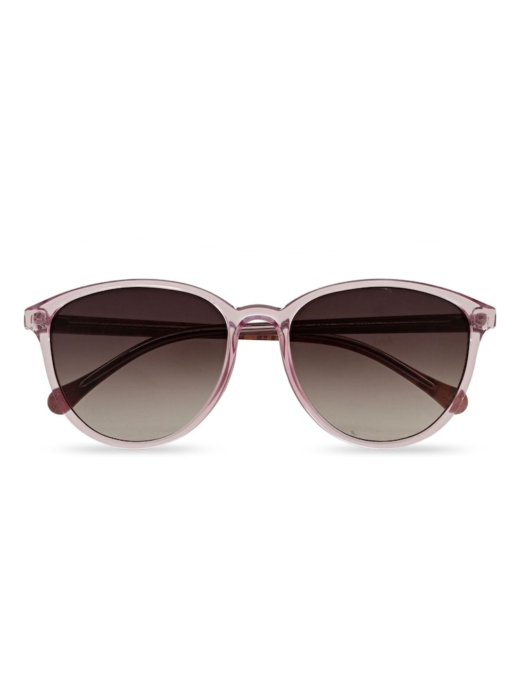 Rosa - Gafas de sol con montura redonda clásica de Ted Baker - Imagen 1 de 3