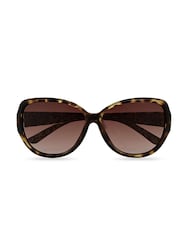 Gafas de sol modernas de gran tamaño para mujer con estampado floral exclusivo en las varillas de Ted Baker - Imagen 2 de 5