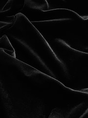 Black Velvet Midi Dress - Image 6 of 6