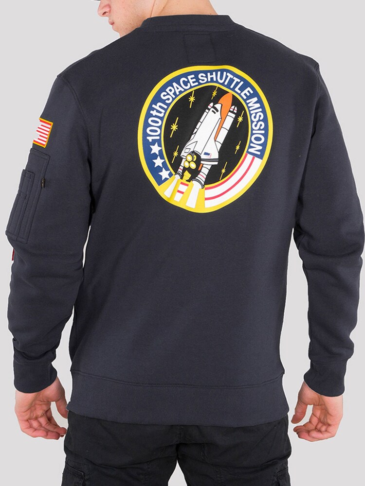 Alpha Industries Space Shuttle 100% Cotton Sweatshirt - Image 2 of 5
