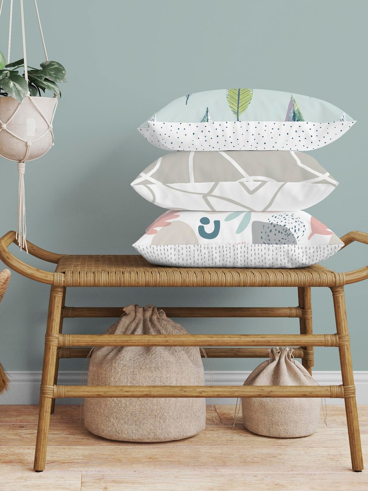 Copenhagen Home Duck Egg Blue Flynn Duvet Cover & Pillowcase Set - Image 3 of 3