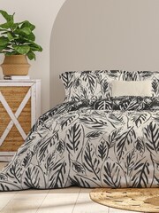 Copenhagen Home Black Laura Duvet Cover & Pillowcase Set - Image 2 of 2