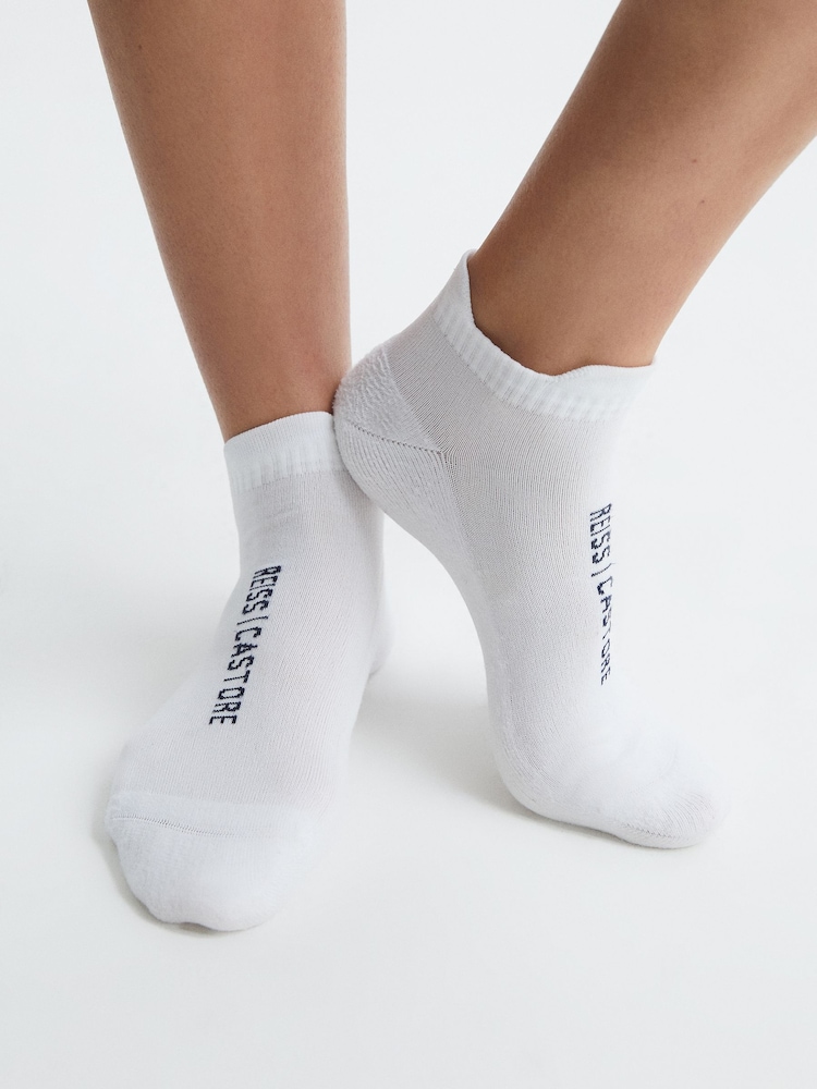 Reiss White Castore - Luca Castore Performance Ankle Socks - Image 1 of 5