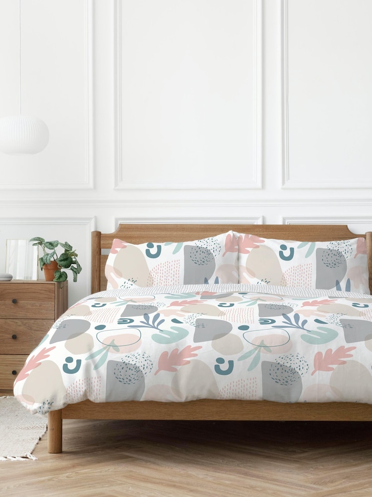 Copenhagen Home Silver Anisa Duvet Cover & Pillowcase Set - Image 1 of 2