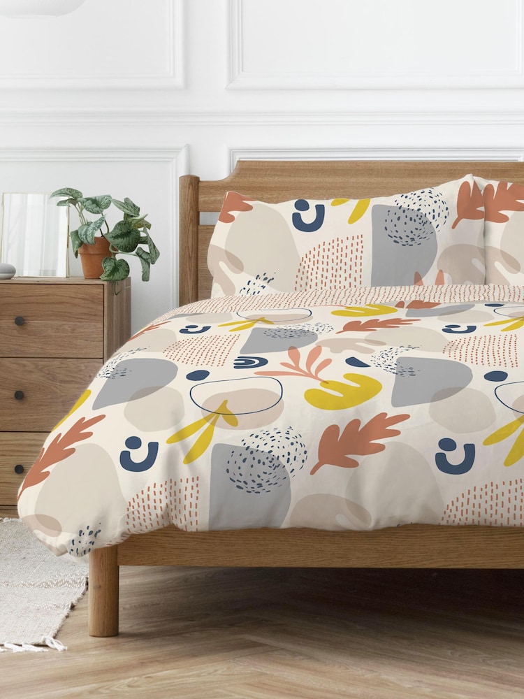 Copenhagen Home Terracotta Anisa Duvet Cover & Pillowcase Set - Image 2 of 2