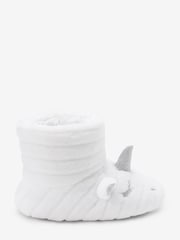 White Unicorn Slipper Boots - Image 1 of 4