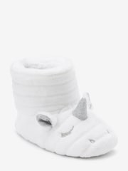 White Unicorn Slipper Boots - Image 2 of 4