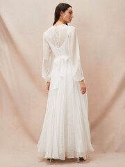 Phase Eight Mariana Plissee Lace Hochzeit Kleid - Bild 2 von 6