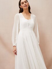 Phase Eight Mariana Plissee Lace Hochzeit Kleid - Bild 3 von 6