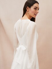 Phase Eight Mariana Plissee Lace Hochzeit Kleid - Bild 4 von 6
