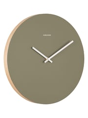 Karlsson Green Colour Splash Wall Clock - Image 2 of 2