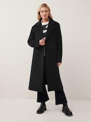 Armani Exchange Wool Trench Coat - Image 1 of 5