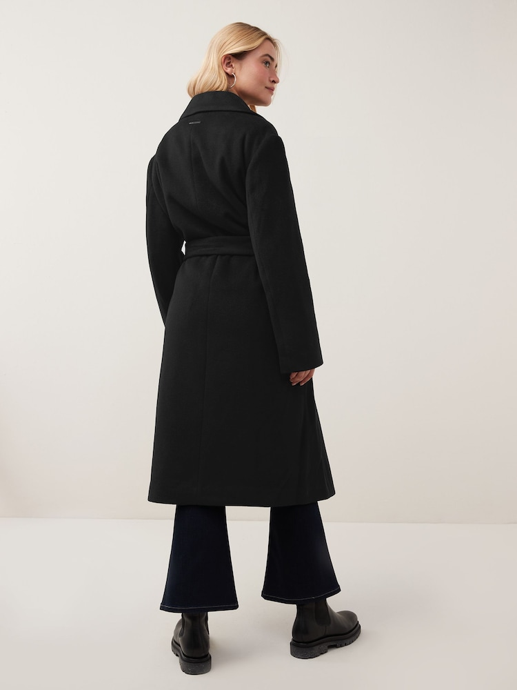 Armani Exchange Wool Trench Coat - Image 2 of 5