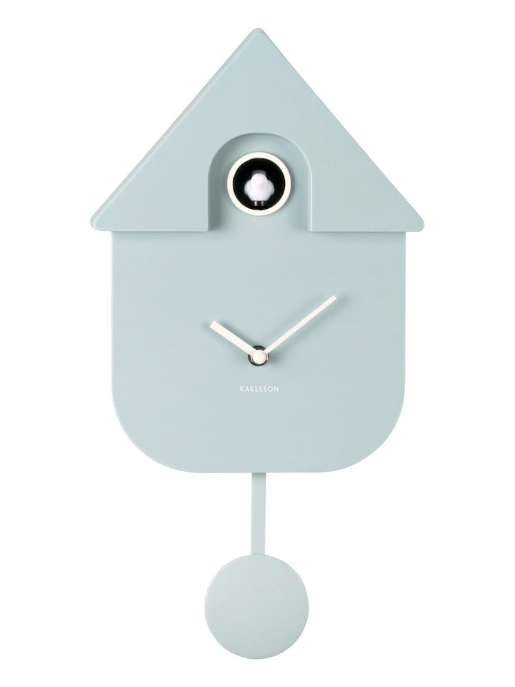 Karlsson Blue Cuckoo Alarm Clock - Image 2 of 3