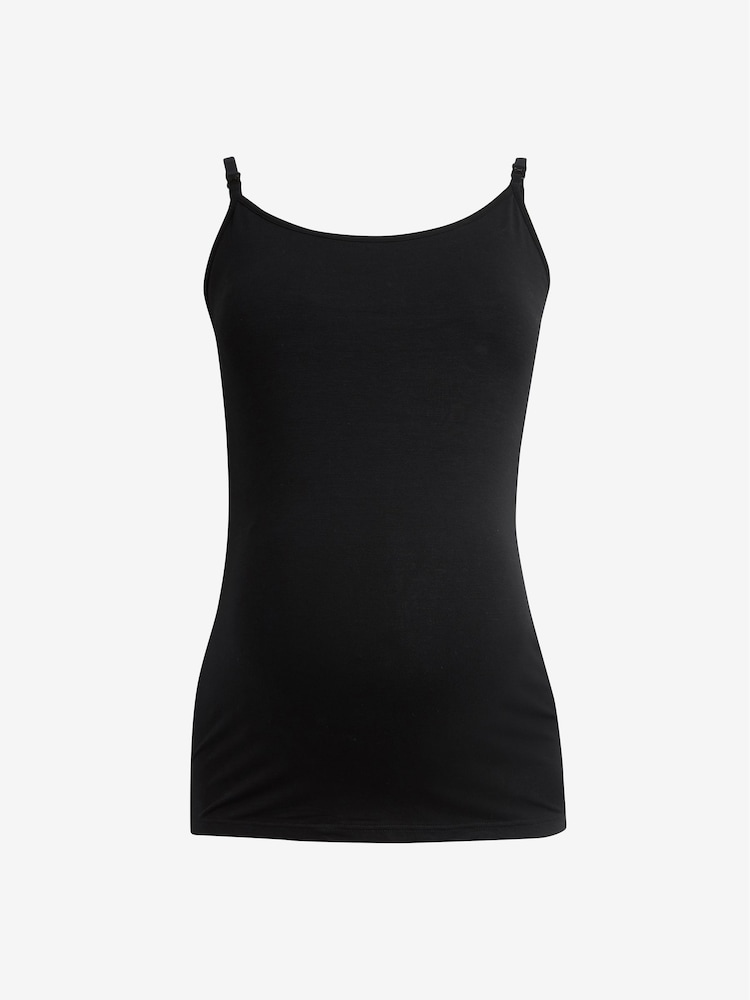 Black Maternity Nursing Vest - Image 4 of 6