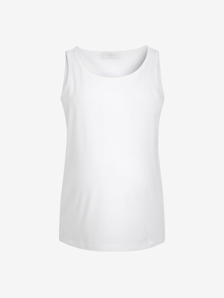 Black and White Maternity Essential Vests 2 Pack - Image 2 of 5