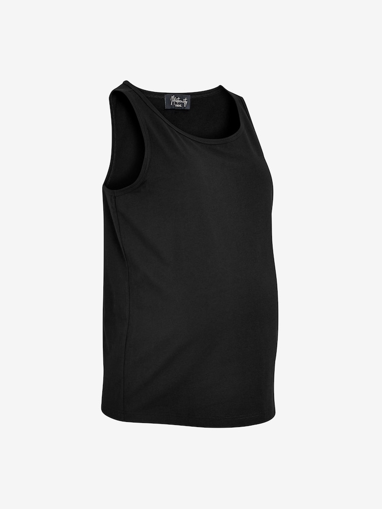 Black and White Maternity Essential Vests 2 Pack - Image 5 of 5