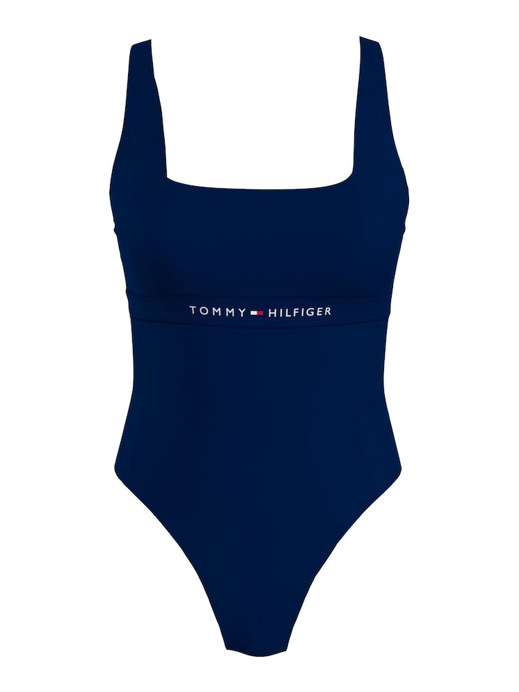 Tommy Hilfiger Navy Swimsuit 1 Piece - Image 1 of 2