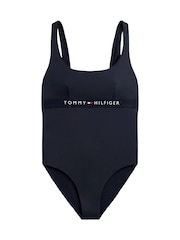 Tommy Hilfiger Navy Swimsuit 1 Piece - Image 6 of 7