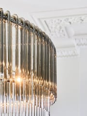 Smoke Grey Jolie Chandelier Spare Part Glass Rod - Image 2 of 3