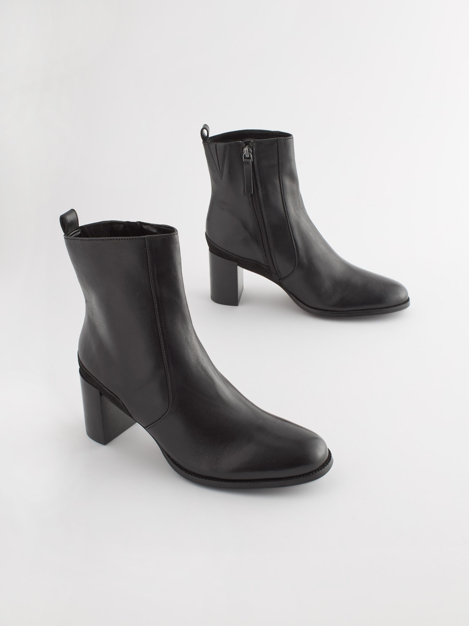 Next womens black ankle boots sales