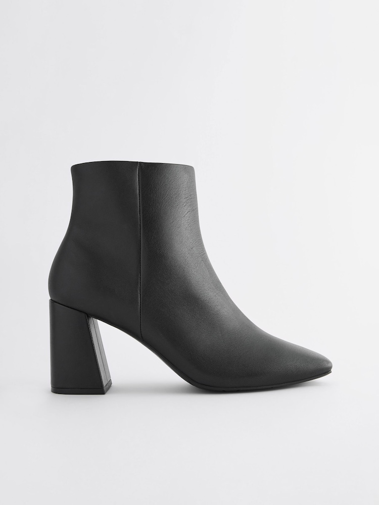 Black Forever Comfort® With Motionflex Square Toe Ankle Boots - Image 2 of 5