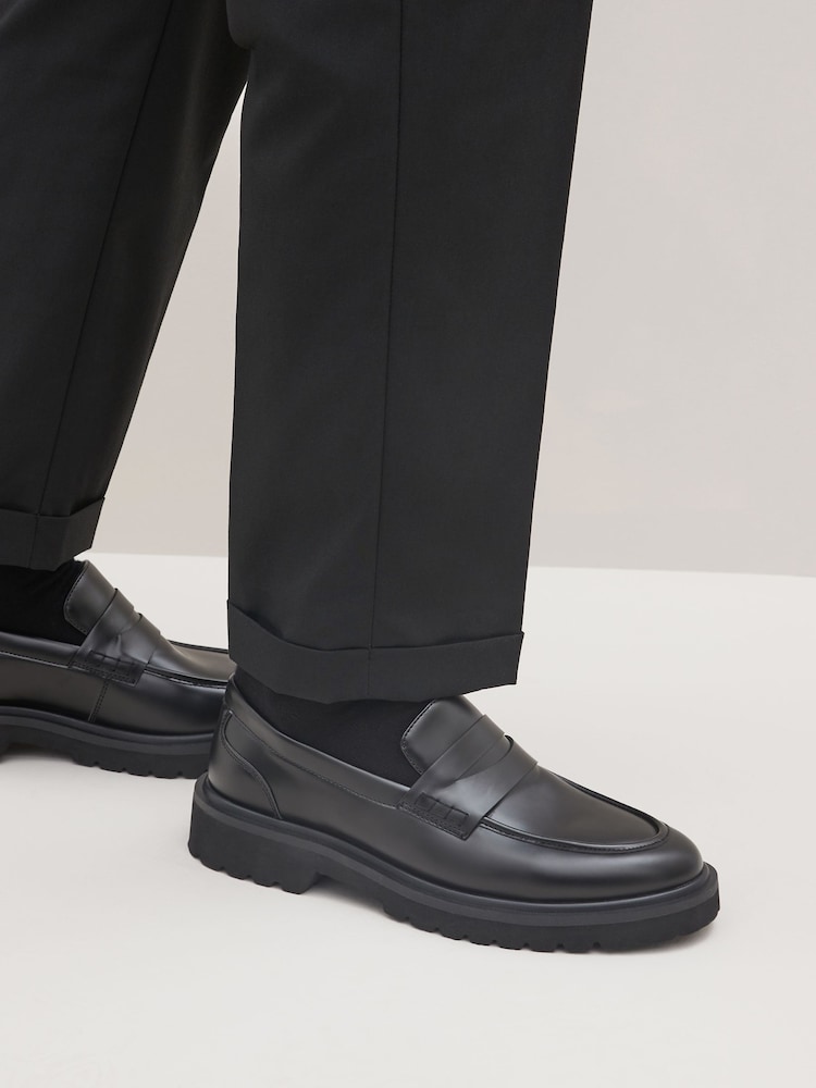 Black EDIT Chunky Loafers - Image 1 of 6