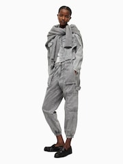 AllSaints Grey Lila 100% Cotton Jeans - Image 4 of 7