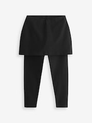 Black 2-in-1 Skirt with Legging Leggings (3-16yrs) - Image 1 of 3
