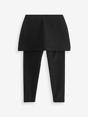 Black 2-in-1 Skirt with Legging Leggings (3-16yrs) - Image 2 of 3