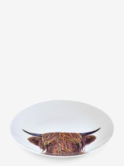12 Piece Multi Colour Cow Dinner Set - Image 5 of 6
