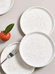 Set of 4 Multi Speckle Side Plates - Image 1 of 4