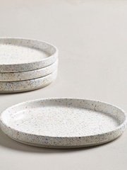 Set of 4 Multi Speckle Side Plates - Image 2 of 4