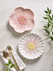 Juego de 2 platos pequeños de flores - Imagen 1 de 3