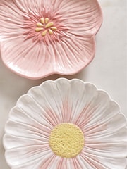 Juego de 2 platos pequeños de flores - Imagen 2 de 3