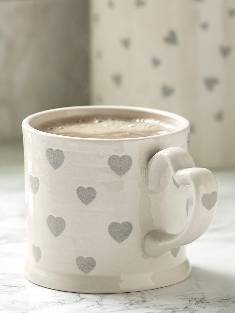 Grey Hearts Mug - Image 2 of 4