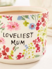 Pink Floral Loveliest Mum Mug - Image 2 of 4