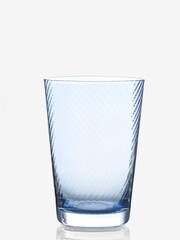 Set of 4 Blue Swirl Tumbler Glasses - Image 4 of 6