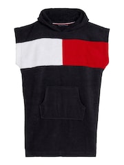Tommy Hilfiger 100% Cotton Unisex Poncho Towel - Image 1 of 3