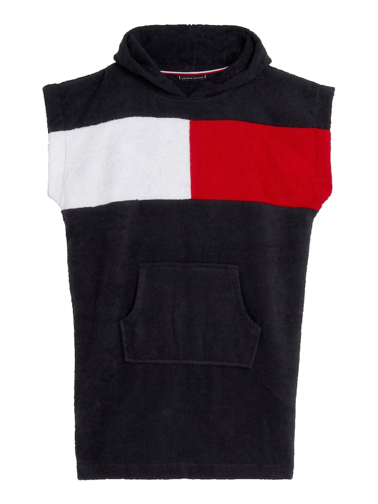 Tommy Hilfiger 100% Cotton Unisex Poncho Towel - Image 1 of 3