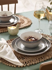 Natural Set of 2 Natural Jute Woven Placemats - Image 3 of 5